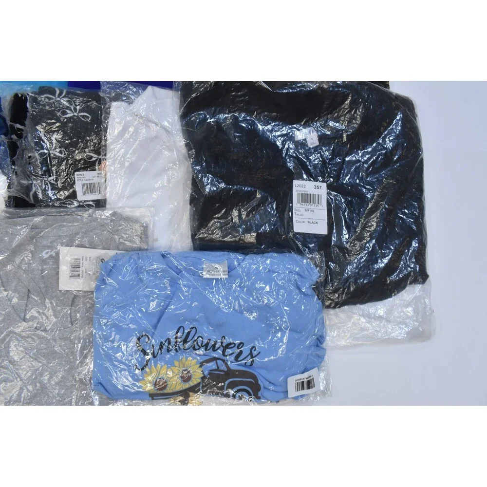 Wholesale Bulk Lot Of 13 Girls Size Small 6/7 Mixed Season Tops Bottoms Dresses